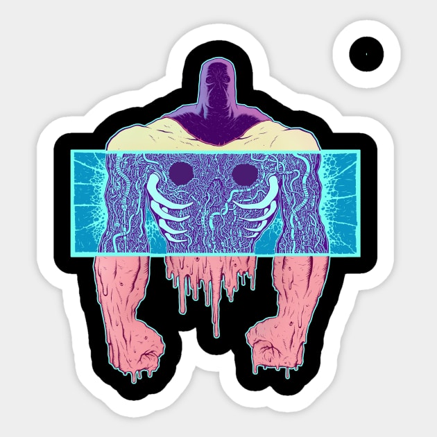 Cankor X-RAY for black shirts Sticker by Cankor Comics